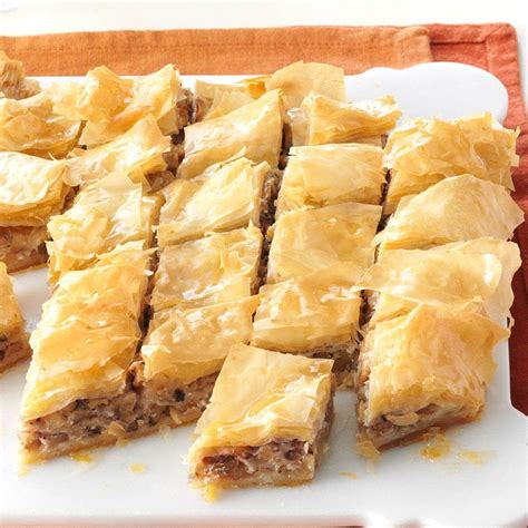 Honey Nut & Cream Cheese Baklava Recipe | Taste of Home