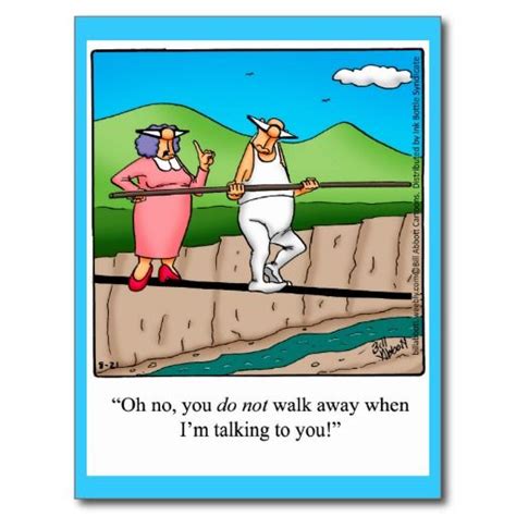 Funny Marriage Humor Postcard Zazzle Marriage Humor Cartoon Jokes