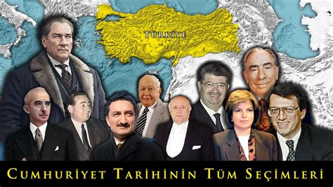 Cumhuriyet Sonrası Tüm Türkiye Genel Seçimleri 1923 2023 YouTube