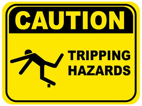 Tripping Hazards Logo Clipart Best