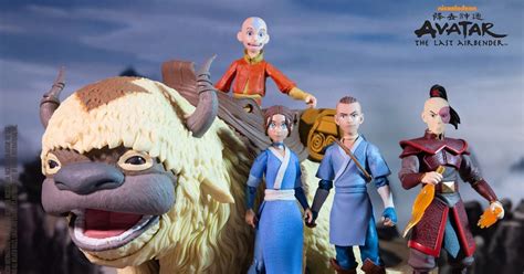 Nickalive Mcfarlane Toys Unveil New Avatar The Last Airbender Figures