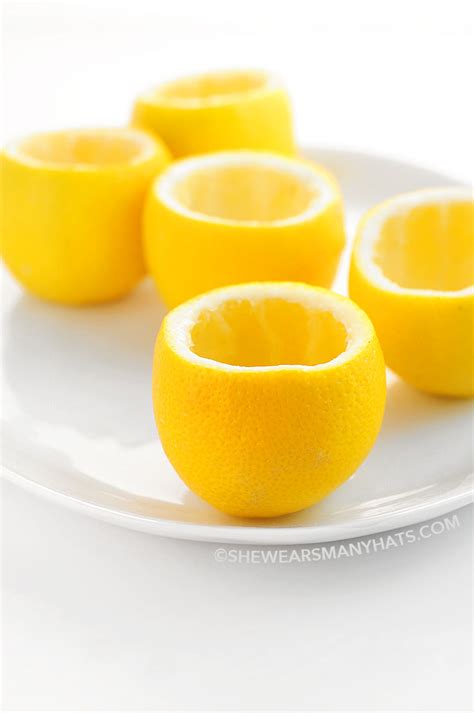 How To Make Lemon Cups She Wears Many Hats