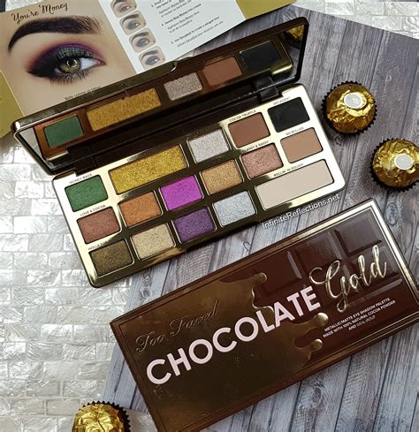 Too Faced Chocolate Gold Palette Review Swatches Infinite Reflections