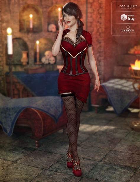 thessea outfit for genesis 8 female s daz 3d