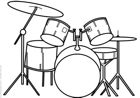 Instrumentos Musicales 8 Dibujos para Colorear 24