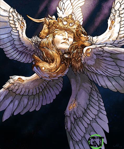 Cherubim Originally Assigned To Protect The Legendary Garden Of Eden These Strange Angels