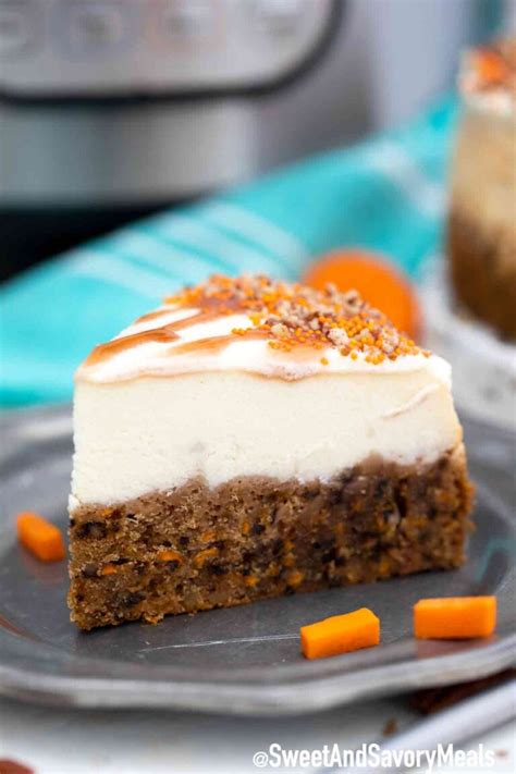 Instant Pot Carrot Cake Cheesecake Video Sweet And Savory Meals