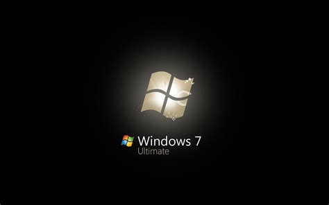 Windows 7 Ultimate Wallpaper Black Wide By M3ch4z3r0 On
