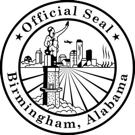 500px Sealofbirminghamalabamasvg Birmingham Alabama Birmingham