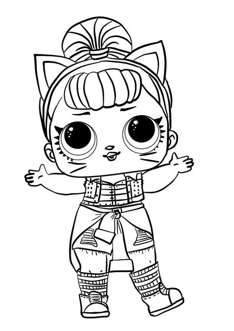 Unicorn Lol Dolls Coloring Pages To Print Sugar Queen  447 Lol