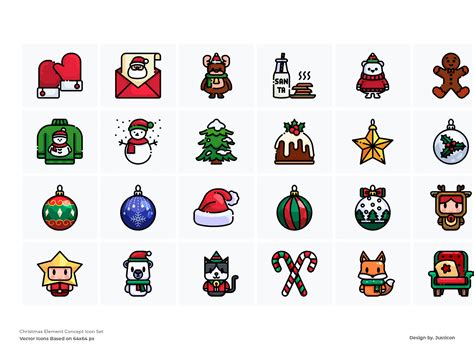 25 Free Christmas Icons By Justicon On Dribbble