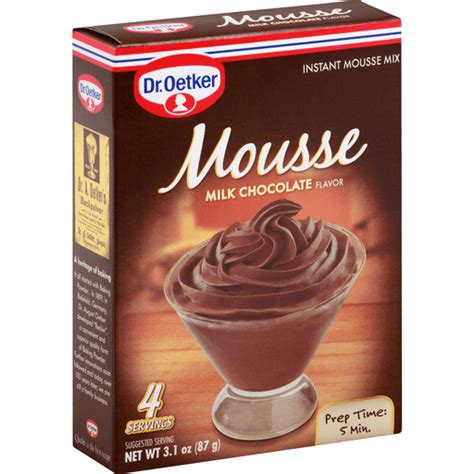 Dr oetker black forest cake mix food product image j luehders ruby smoothie vegan gummies dr oetker double chocolate supreme mousse 4 2 oz pack of 12. Dr. Oetker Organics Mousse Mix - Supreme - Instant - Milk ...
