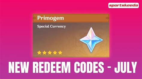 Get the new latest code and by using the new active genshin impact codes (also called promo code or gift code), you can genshinmhy0m : Genshin Impact redeem codes for today (July 9): 300 free ...