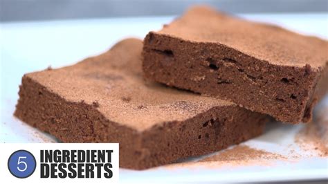 For years and years, i really only used unsweetened cocoa powder for baking and making chocolate pudding. Easy Chocolate Brownies | 5 Ingredient Desserts - YouTube