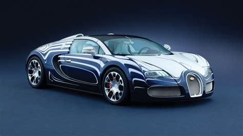 Blue Metallic Bugatti Veyron Coupe Car Hd Wallpaper Wallpaper Flare