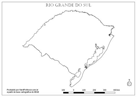 Mapas Do Rio Grande Do Sul Nerd Professor