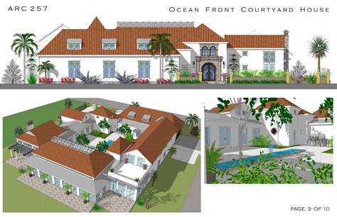 126 likes · 2 talking about this. Spanish Style House Plans with Courtyard Spanish Revival House Plans, oceanfront house plans ...