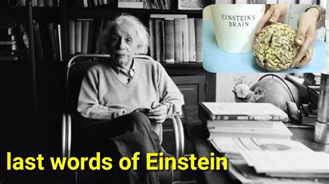 Last Words Of Einstein Albert Einstein Einstein Words