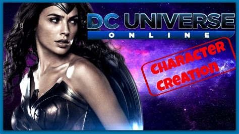 Dc Universe Online Character Creation Wonder Woman Youtube