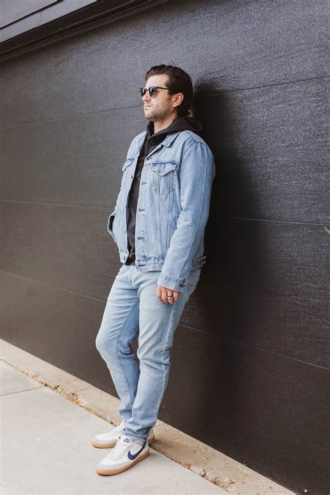 upgrade your style how to rock a light blue denim jeans men s outfit like a pro