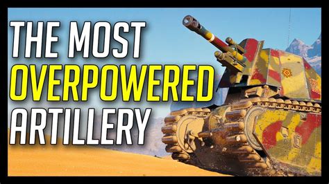 The Most Overpowered Artillery World Of Tanks Lefh18b2 Gameplay