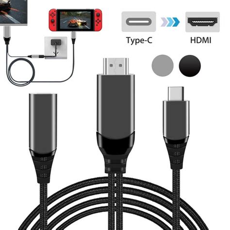 Compatible With Nintendo Switch Usb C To Hdmi Cable Eeekit 66ft 4k