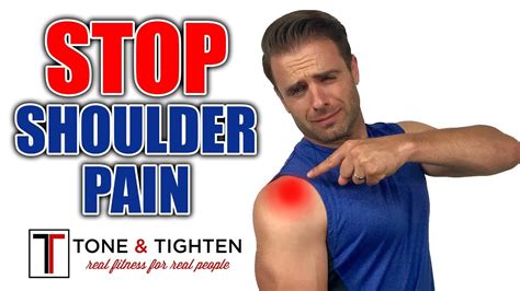 How To Eliminate Shoulder Pain Shoulder Impingement Exercises Youtube