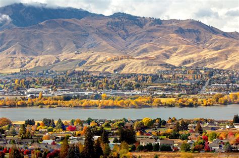 Wenatchee Wa Taken From East Wenatchee Rwashington