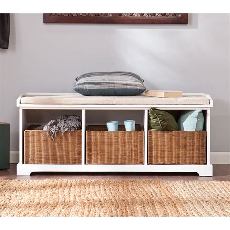 Beachcrest Home Lindell Wood Storage Entryway Bench And Reviews Wayfair