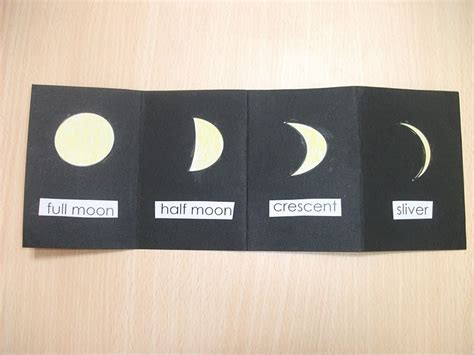 Preschool Crafts For Kids Phases Of The Moon Craft