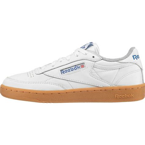 Reebok Classic Mens Club C 85 Gum Trainers Shoes White Retro Vintage