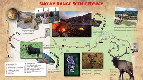 Brochure Snowy Range Scenic Byway Laramie Wyoming Discover