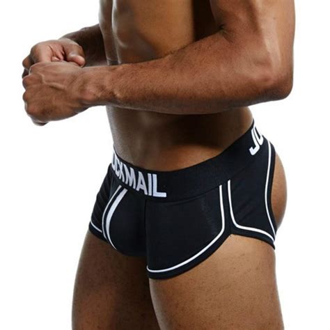 Buy Jockmailmens Underwear Jockstrap Bottomless Men Boxer Shorts Backless Gay Underwear Online