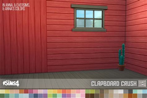 Ohmysims404 “ Horizontal Clapboard • Works With All Wall Heights • §5