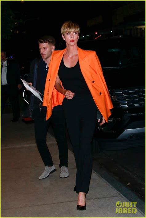 Charlize Theron Shows Off New Haircut During A Nyc Night Out Photo