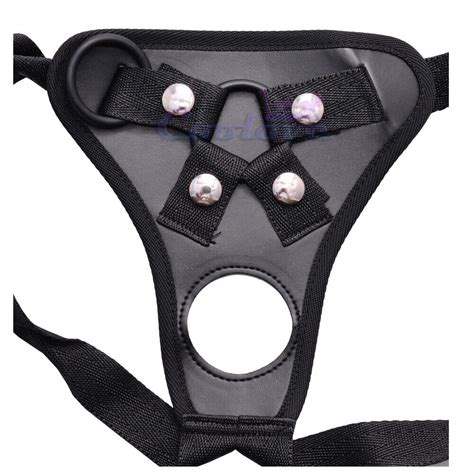 Strapon Realistic Dildo Pants Harness For Men Strap Ons Double Hole With Rings Ebay