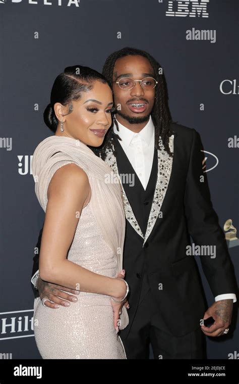 Saweetie Quavo Walking The Red Carpet At The Clive Davis 2020 Pre