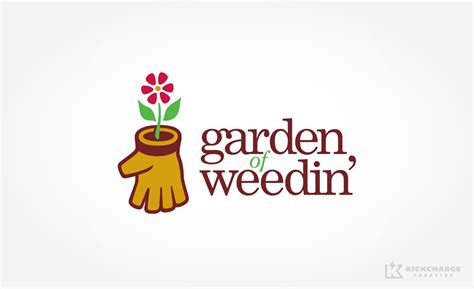 Launch your home garden logo design contest. Garden of Weedin' - KickCharge Creative | kickcharge.com ...