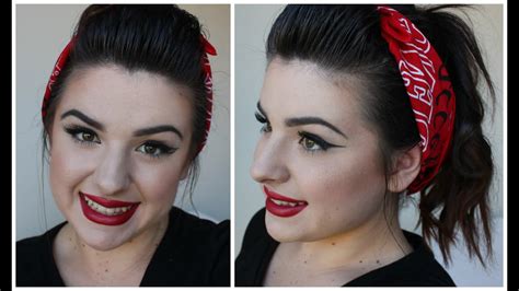 Pin Up Hairstyle With Bandana What Hairstyle Should I Get