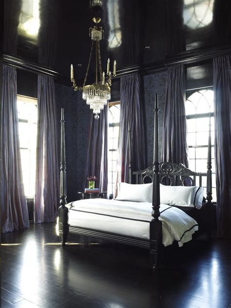 .many small bedroom ideas for renters in this makeover: Black Design Inspiration For a Master Bedroom Decor ...