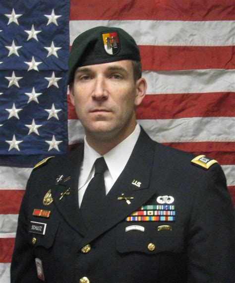 Army Capt Joseph W Schultz Died May 29 2011 Serving During Operation