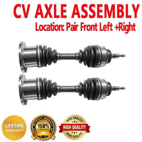 Front Left And Right Cv Axle Shaft For Ford F 150 F 150 Heritage F 250