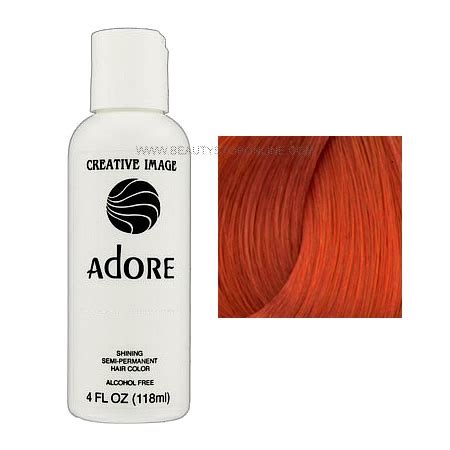 How to dye your hair at home like a pro no bleach. Adore Shining Paprika 72 Semi-Permanent Hair Color ...