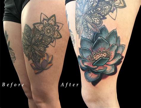 Share 72 Lotus Flower Thigh Tattoo Best In Cdgdbentre
