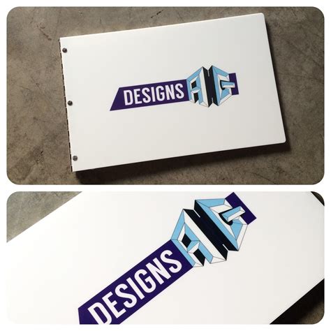 Custom Graphic Design Portfolio Book With Vinyl Wrap On Wh Flickr