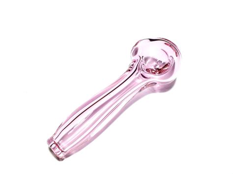 Pink Glass Pipeglass Pipesglass Smoking Pipesmoking Etsy