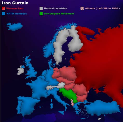 The Iron Curtain Map Two Birds Home