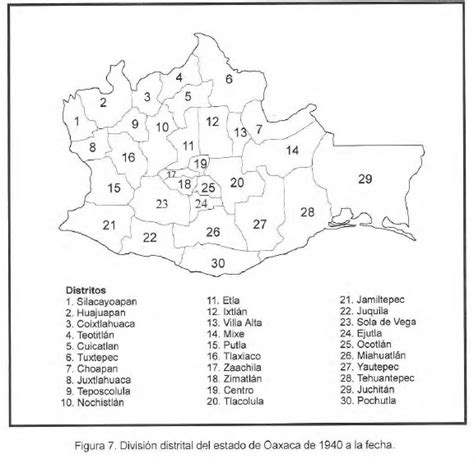Mapa De Oaxaca Y Sus Distritos Con Nombres Para Imprimir Xxx Porn
