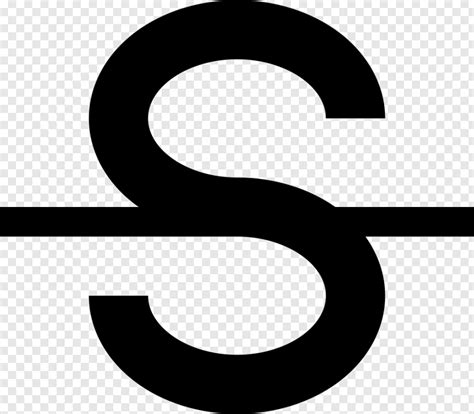 Strikethrough Text Letter S Crossed Out 980x858 24330062 Png
