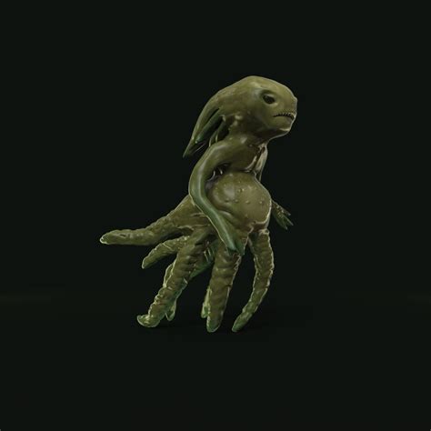 Grindylow Sea Creature Harry Potter Mermaid Demon 3d Model 3d